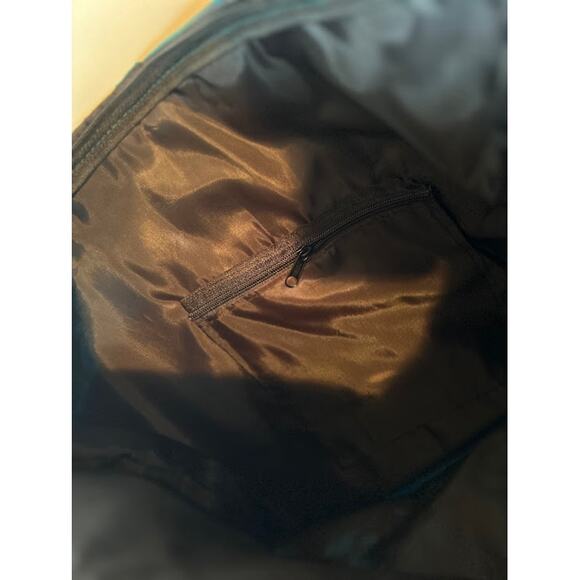 Birds Handmade Tote Purse Bag Floral Embroidered Parrot Boho Cottagecore Woven - Picture 4 of 7